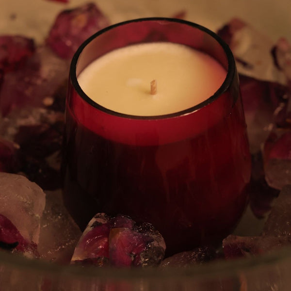 Mint Infused In Lemon & Rose Candle